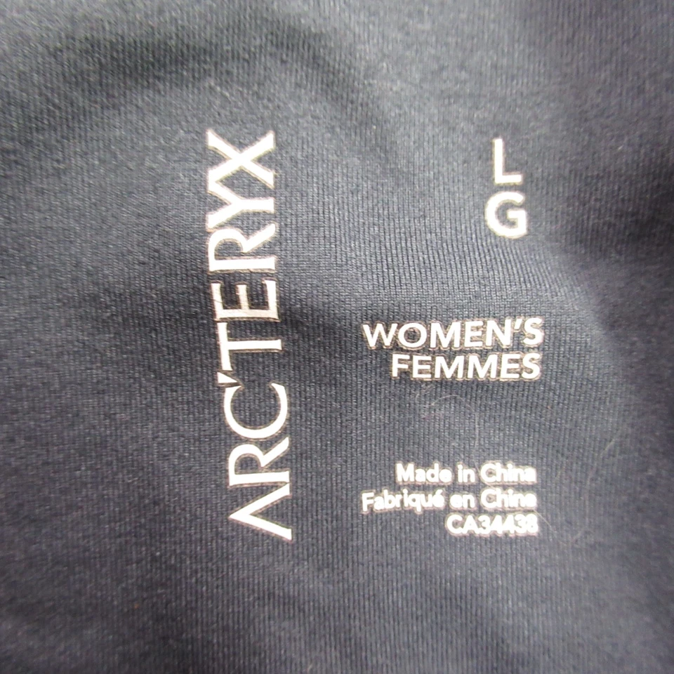 Arcteryx Jacket Womens Large Long Sleeve Full Zip Lightweight Burgundy Pockets - Image 4 of 4