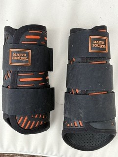 Majyk Equipe XC Elite Cross Country Boots Size Medium Black/Orange Full Set