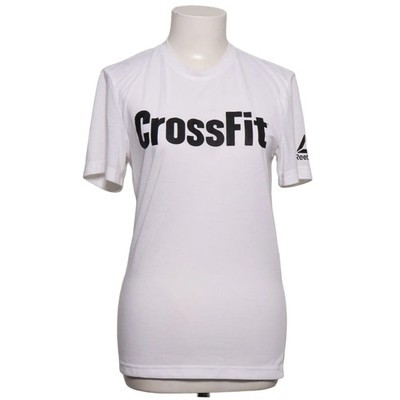 Reebok Crossfit, T-shirt, Größe: S/M, Weiß, Print, Damen #qwO