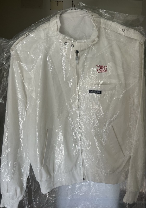 Vintage 1990s Coca Cola Members Only Bomber Jacket / Full Zip / Streetwear 