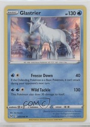 Glastrier 051/196 Lost Origin Holo Rare Pokémon TCG
