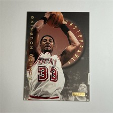 SkyBox 1996 Unstoppable Alonzo Mourning #11 Miami Heat Basketball Card
