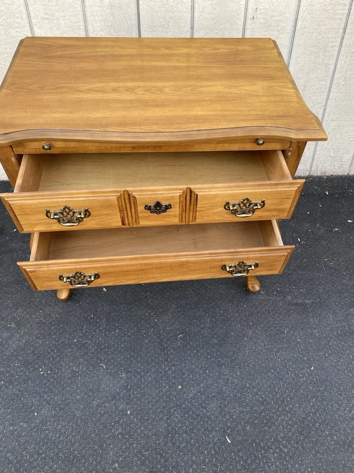 Cómoda baja de roble 66623 para niño con extensión extraíble Foto 4 de 4