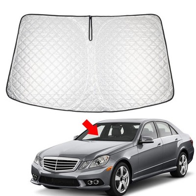 Car Foldable Windshield Sun Shade Visor Custom For Mercedes Benz E-Class 10-16