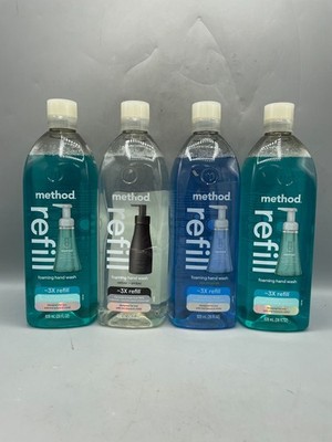 Method Sea Minerals, Waterfall, Vetiver + Amber Scent Foam Hand Wash (Case of 4)