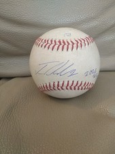 Tre Phelps Auto Rawlings Game Used SEC Baseball Georgia Bulldogs SEC Champs 