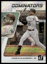 2021 Donruss #DOM8 Charlie Blackmon Dominators Rapture Colorado Rockies