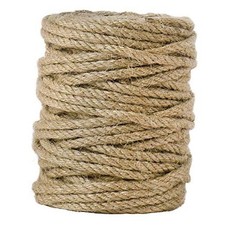 5mm Jute Twine, 100 Feet 4Ply Twisted Heavy Duty and Thick 5mm Thick 100 Feet