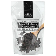 Black Tellicherry Peppercorns, 1 lb (453 g)