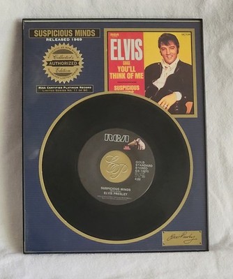 Elvis Presley Suspicious Minds Record