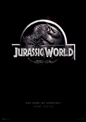 Jurassic World ORIGINAL A1 Kinoplakat gerollt Chris Pratt / Vincent D'Onofrio