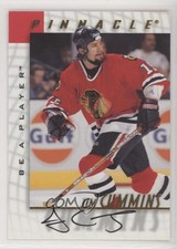 1997-98 Pinnacle Be A Player Auto Jim Cummins #80 Auto n3t