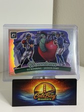 2025 Panini Optic Dual Downtown Eli Manning Jaxson Dart #1 Giants Prizm NFL
