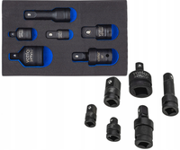 Kraft Nussadapter Reduzieradapter Satz ReduzierstüCk Stecknuss Reduzierung 6-Tlg