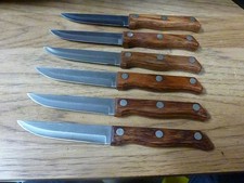 Made In USA       Imperial Steak Knives Set.   MIGHTY OAK BY IMPERIAL  6 KNIVES