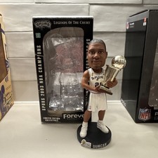TIM DUNCAN San Antonio Spurs 2003 NBA Finals Champion Trophy FOCO Bobblehead MVP