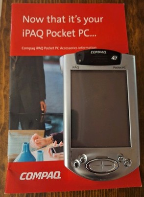 Compaq 3835 iPAQ Pocket PC 2002 Personal Organizer Untested with stylus