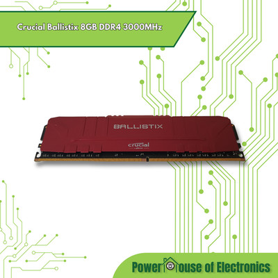 Crucial Ballistix 8GB DDR4 3000MHz  (Red)