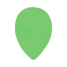 Delrin Green Guitar Pick - 0.88 mm Medium Heavy Made In USA - 358 Small Teardrop