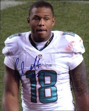 Rishard Matthews signed NFL football 8x10 photo W/Cert Autographed 01