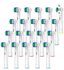 Replacement Toothbrush Heads Compatible with Oral-B Braun, 20 Pcs Professional E