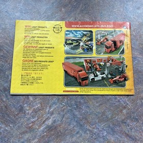 Lego Racers 8493 Instruction Booklet Only - Free Shipping