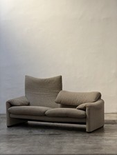 Divano Cassina Maralunga MAXI 2,5 posti design anni 70 tessuto Magistretti Italia