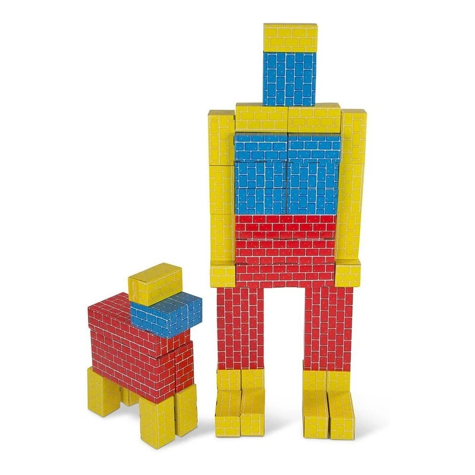 Deluxe Jumbo Cardboard Blocks - 40 pc Set - Image 4 of 4