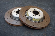 Set of 2 Rear Dilled Brake Disc Rotor 34212284811 BMW M2 16-18 M3 15-18 M4 15-20