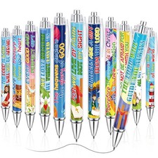 48 Pcs Bible Verse Ballpoint Pens Christian Pens Bulk Inspirational Quotes Pe...