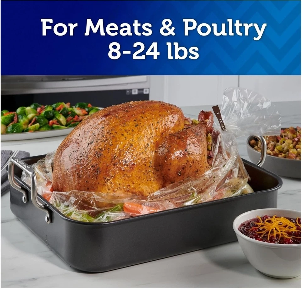 Reynolds Kitchens Turkey Size Oven Bags Up to 24 Pounds - 2 Count - Image 2 of 4