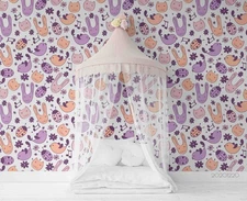 3D Bird Animal Pattern Kids Self-adhesive Removeable Wallpaper Wall Mural 20