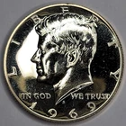 1969 S Proof Kennedy Half Dollar 40% Silver