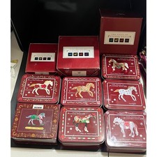 The Trail of Painted Ponies Christmas Ornaments Collectible Set 10 Pc