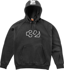 ThirtyTwo Team Tech Hoodie Men's Sweatshirt, Black, Large