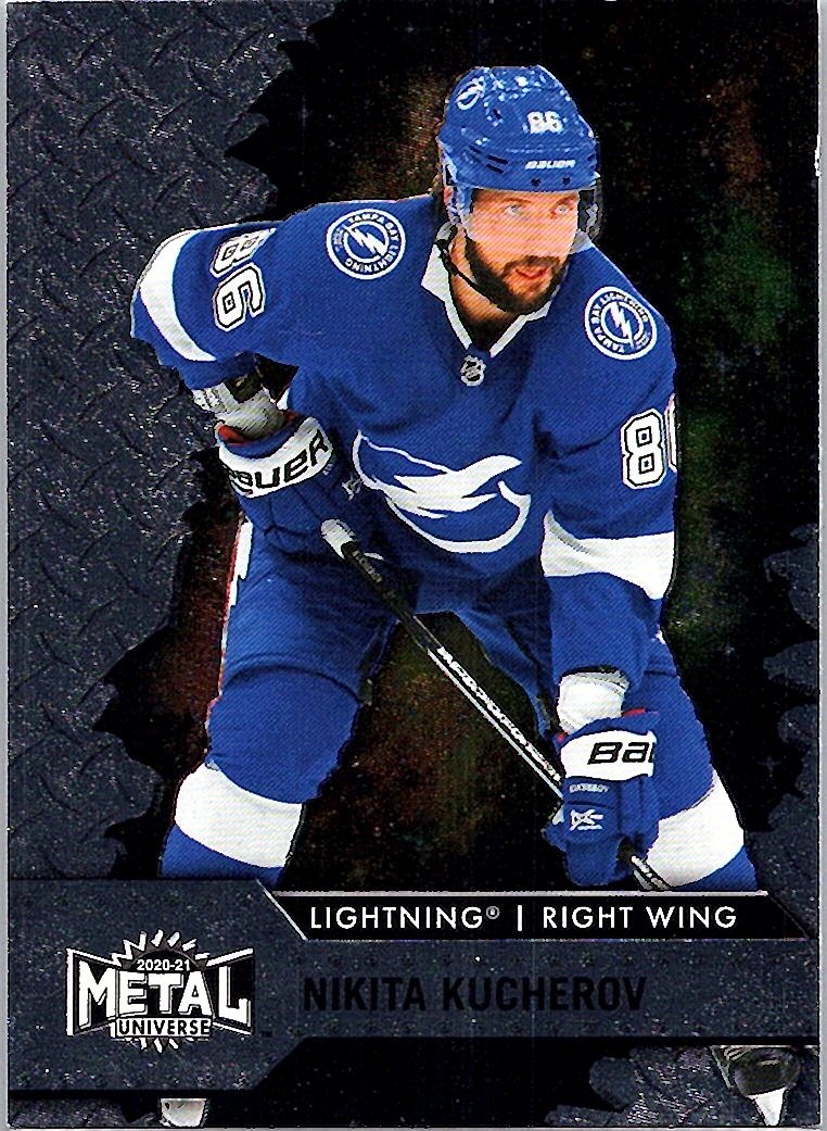 2020-21 SkyBox Metal Universe #86 Nikita Kucherov Tampa Bay Lightning