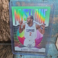 2020 Panini Illusions Mystique Insert Kawhi Leonard Emerald Parallel Clippers 