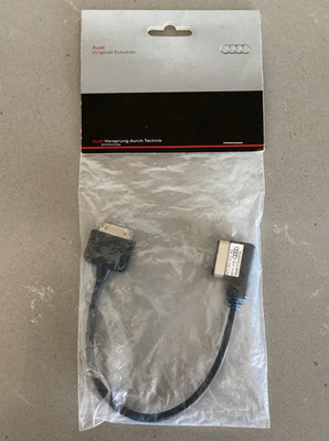 Audi AMI Adapter Cable iPad iPhone 30 Pin #4F0 051 510 AG New Sealed OEM