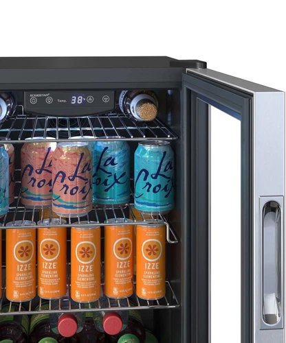 EdgeStar BWC91SS Stainless Steel 17"W 80 Can Capacity Beverage Cooler - Picture 8 of 12