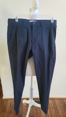 Celio Men Blue Straight Pants Office Size Eur T44