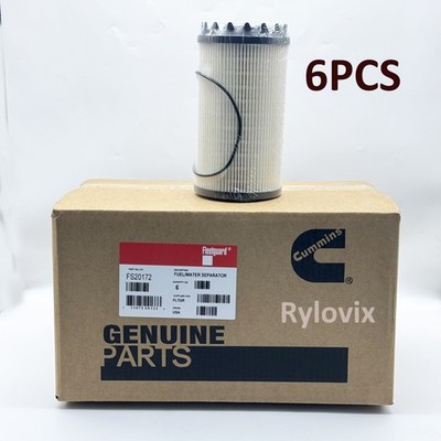 6X FS20172 Fleetguard  Fuel Filter Water Separator Cummins PACCAR K37-1029 OEM