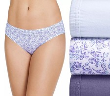 Jockey 3-Pack Elance Bikini Comfort 100 Cotton 1489 Bouquet Bloom 5/S NIP