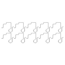 .50Pcs Xmas Light Gutter Hook Stainless Steel Secure Fixation Xmas Light Hanger