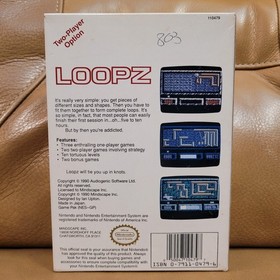 LOOPZ Ninendo NES Complete in Box CIB