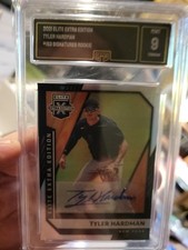 2021 Elite Extra Edition Tyler Hardman #153 Signatures Rookie