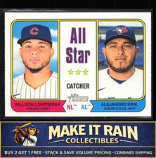 Willson Contreras / Alejandro Kirk 2023 Topps Heritage #331 Baseball