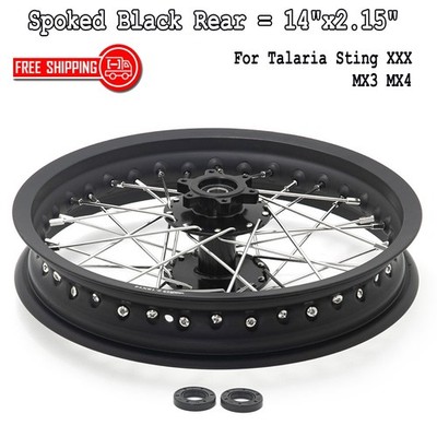 TARAZON 14''x2.15 Spoked Rear Wheel Rim Hub For Talaria Sting & XXX Electric Bike