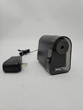 X-ACTO Electric Pencil Sharpener Plug-In with Power Adapter Cord - Works!