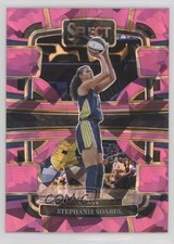 2024 Panini Select WNBA Concourse Pink Ice Prizm Stephanie Soares #7 0ef9