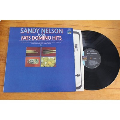 SANDY NELSON PLAYS FATS DOMINO HITS LP 12'' VINYL SUNSET STEREO